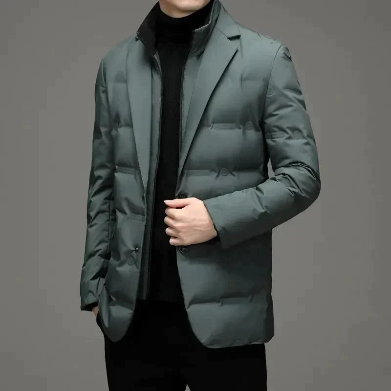 Faux 2-teilige warme Jacke für Männer - Sander