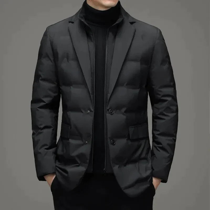 Faux 2-teilige warme Jacke für Männer - Sander