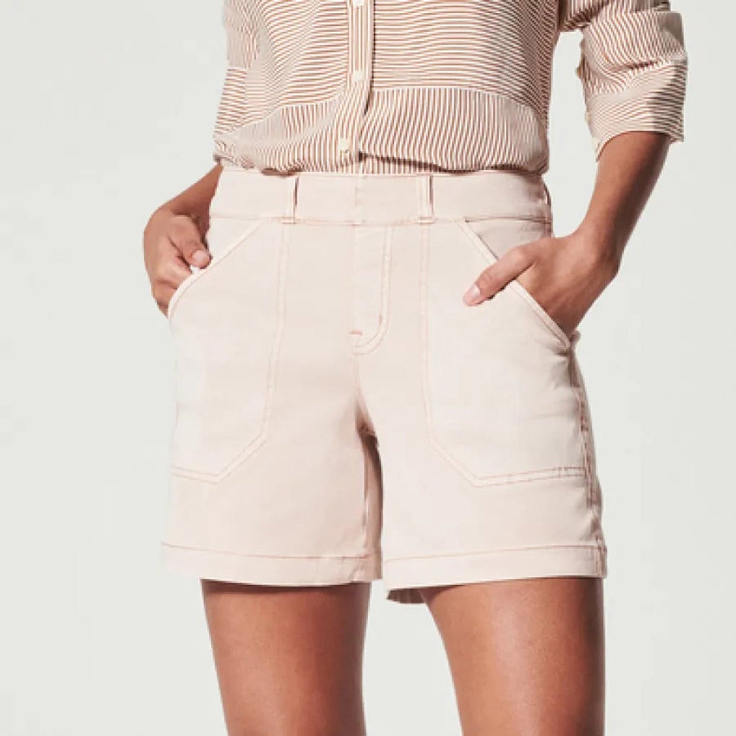 Stretch-Denim-Shorts zum Anziehen - Sena