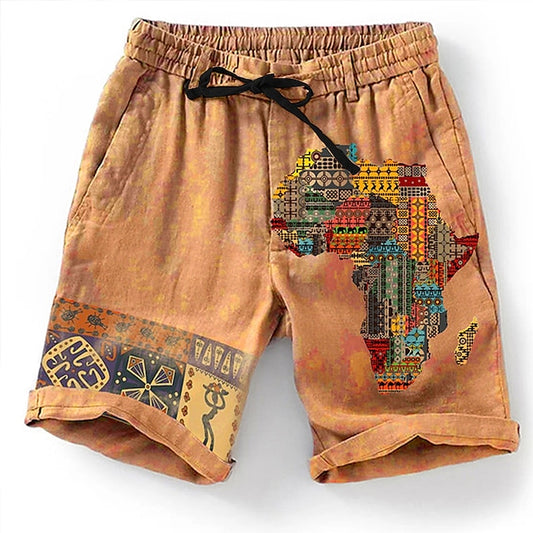 3D-bedruckte Strandshorts für Männer mit auffälligem Design und bequemem Schnitt.