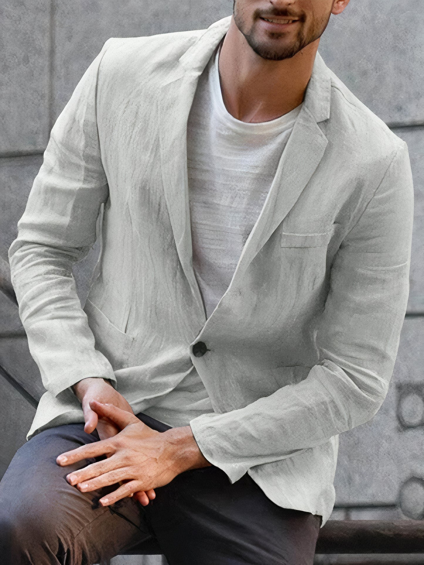 Moderne Leinenjacke für Herren - Alonso