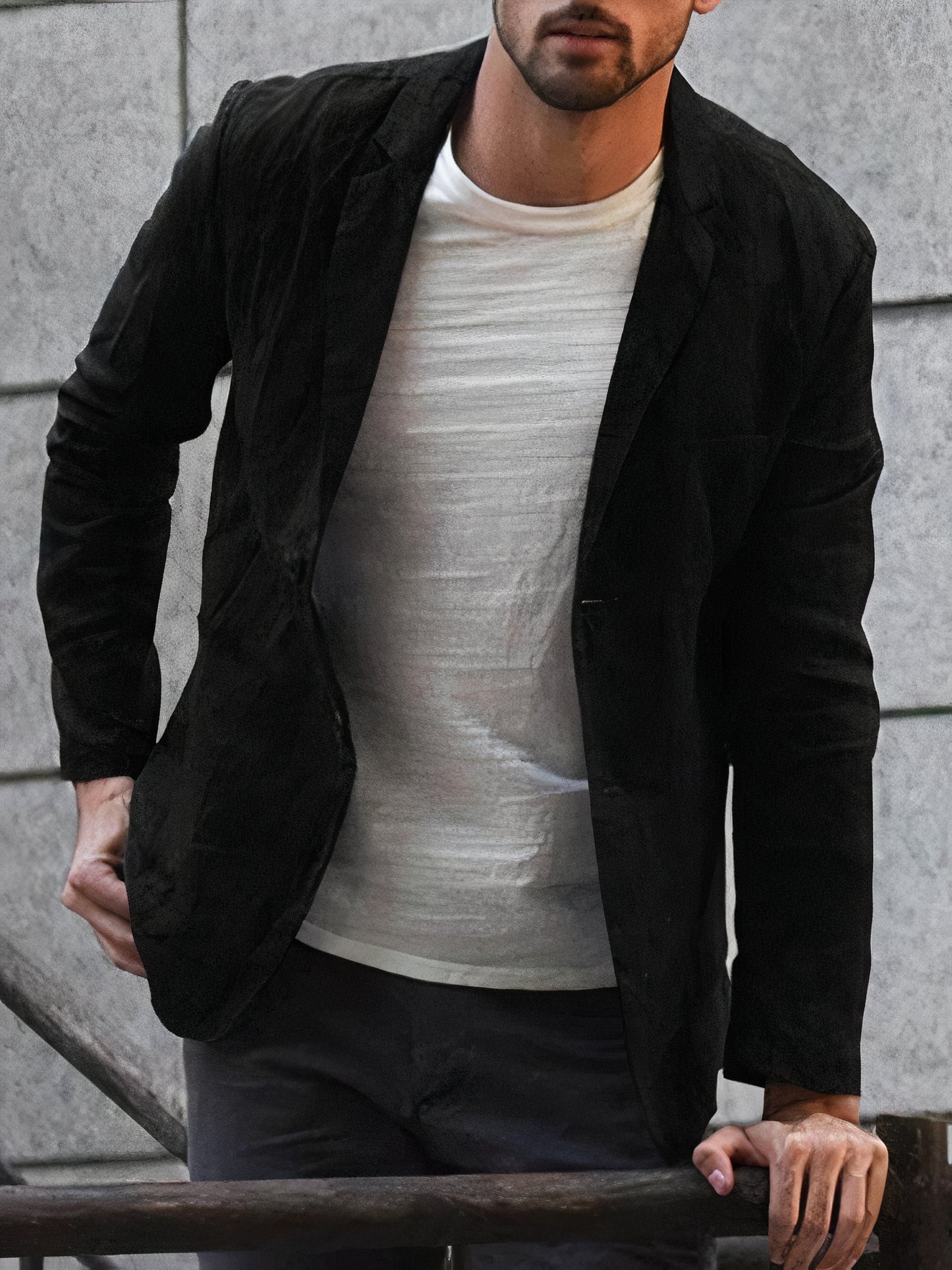 Moderne Leinenjacke für Herren - Alonso