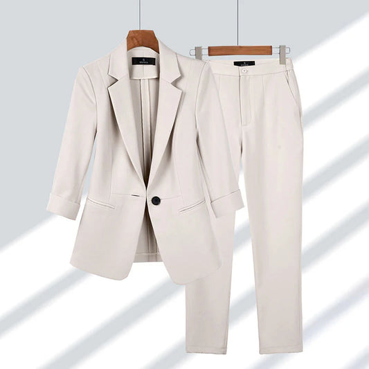 Elegantes Blazer- und Hosenset  - Chrysta