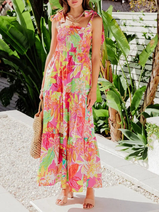 Elegantes und luftiges Seidenkleid für warme Frühling- und Sommertage