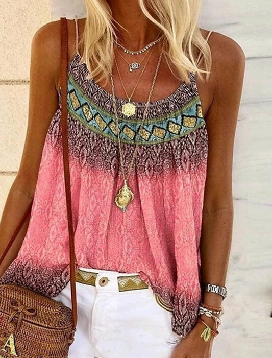 Bohème-Tank-Top für Frauen – luftig, stilvoll & perfekt für den Sommer
