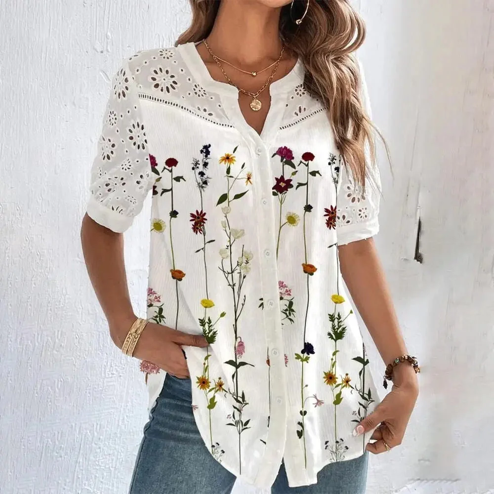 Elegante Freizeitbluse für den Sommer – stilvoll, leicht und perfekt für warme Tage