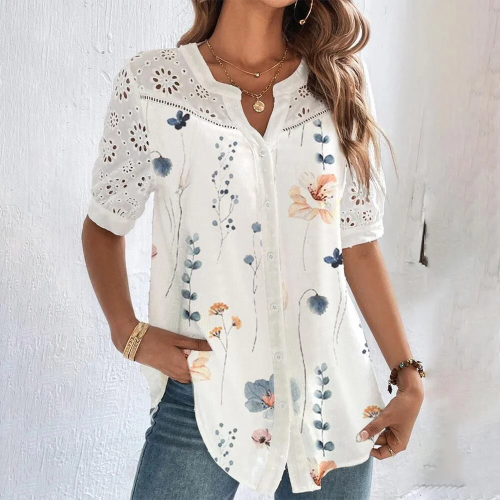 Elegante Freizeitbluse für den Sommer – stilvoll, leicht und perfekt für warme Tage
