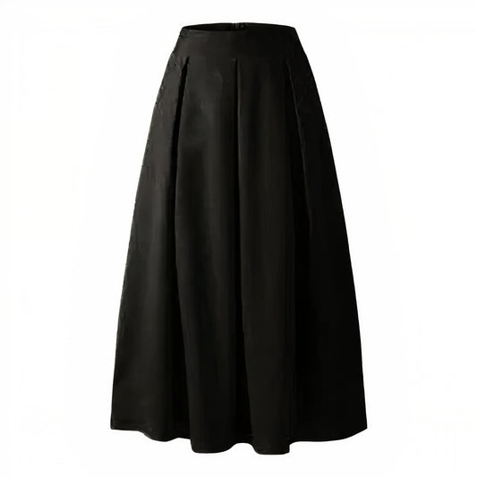 Eleganter Maxi-Faltenrock für Damen – luftig, stilvoll & perfekt für den Sommer