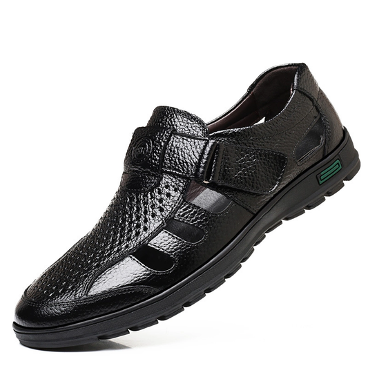 Elegante Herren-Sommersandalen aus Leder – stilvoll, bequem und atmungsaktiv