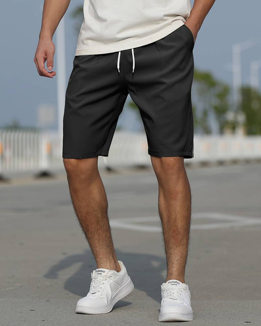Lässige Herren-Shorts mit Kordelzug – leicht, atmungsaktiv und bequem für den Sommer