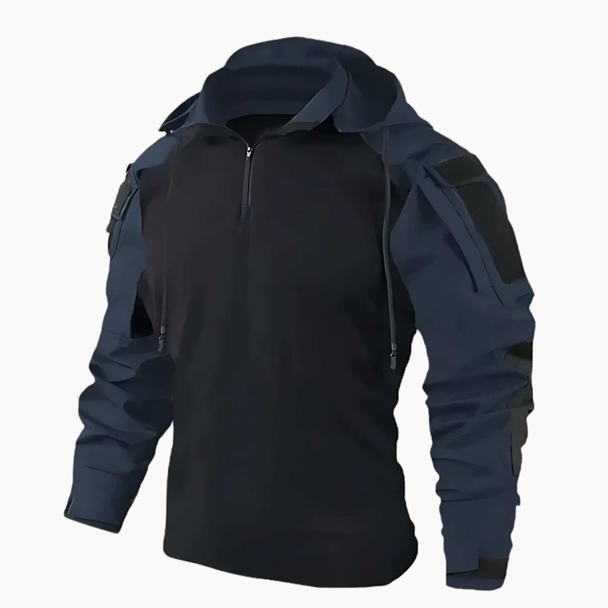Moderne taktische Outdoor-Jacke für Männer, ideal für Abenteuer und urbanen Stil.