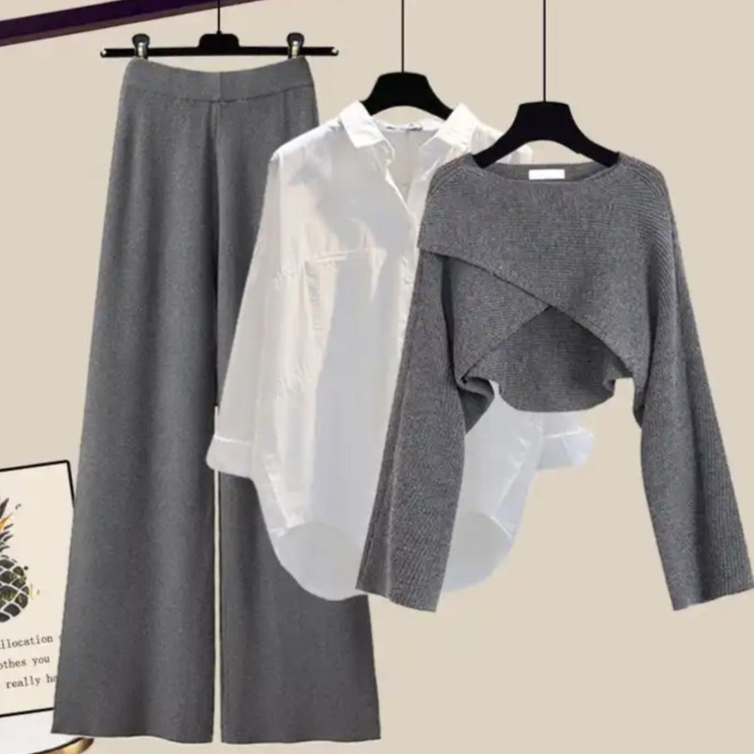 Modernes Damenset, ideal für stilvolle und vielseitige Outfits für verschiedene Anlässe