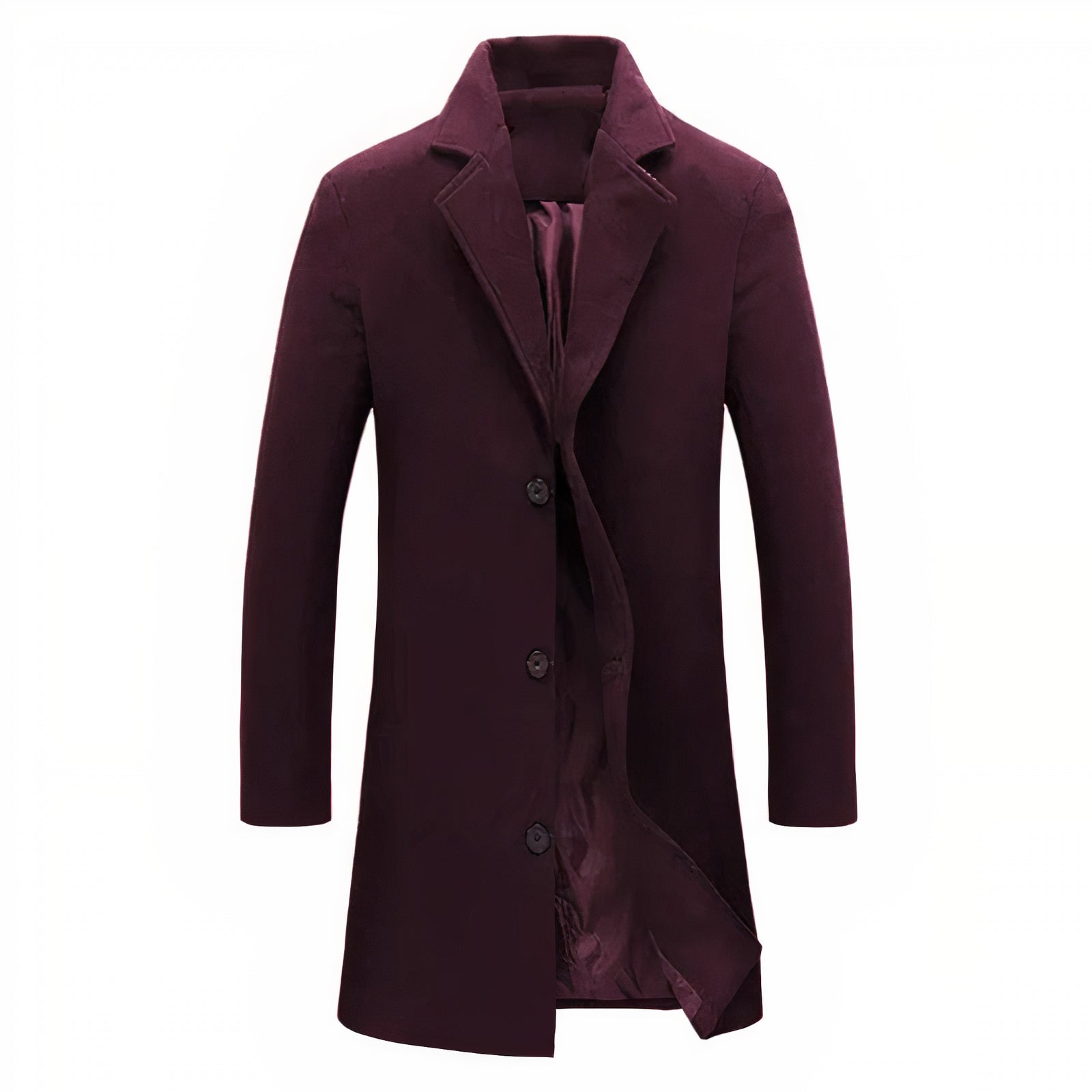 Modischer Wintermantel für Männer, ideal für kalte Tage und elegante Winterauftritte