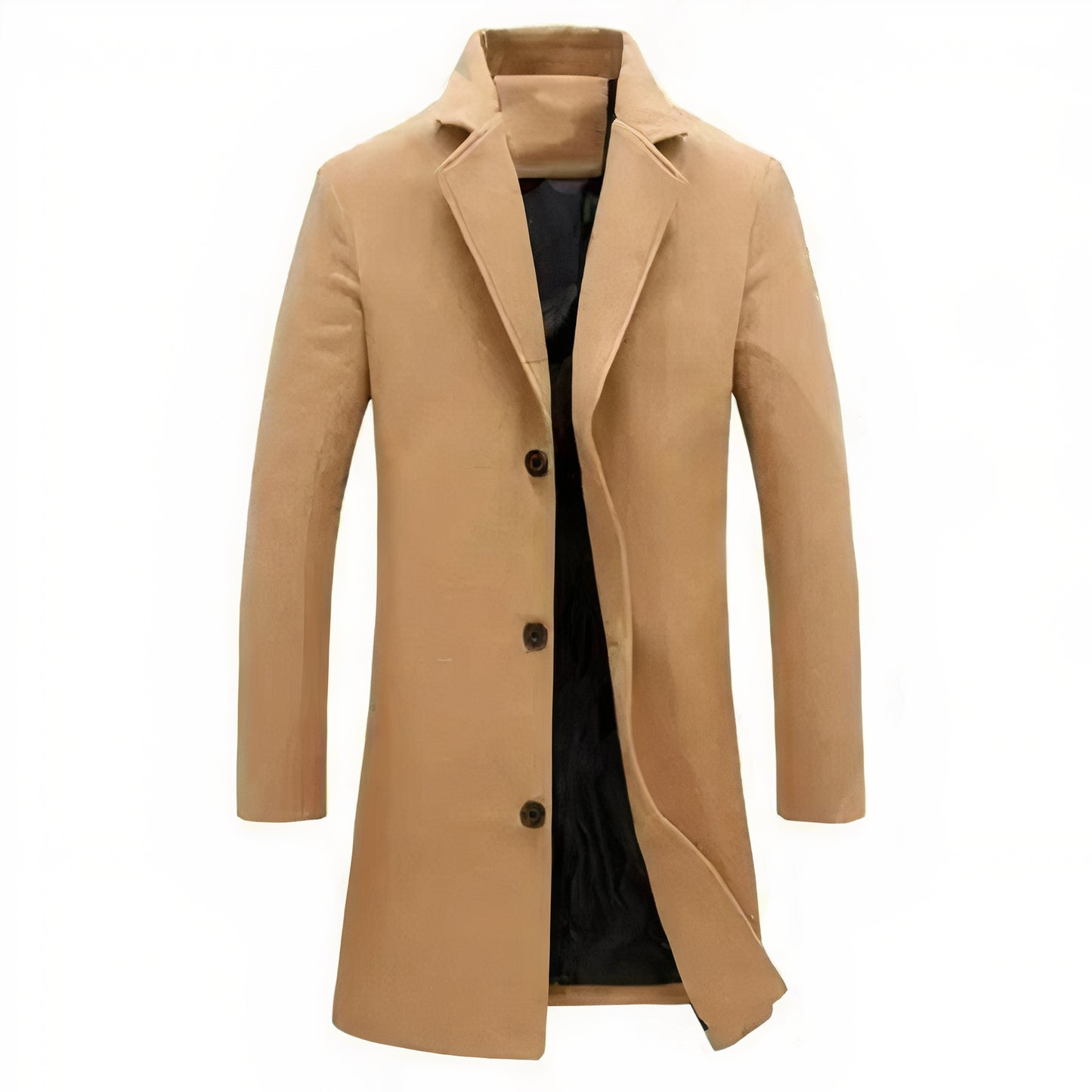 Modischer Wintermantel für Männer, ideal für kalte Tage und elegante Winterauftritte