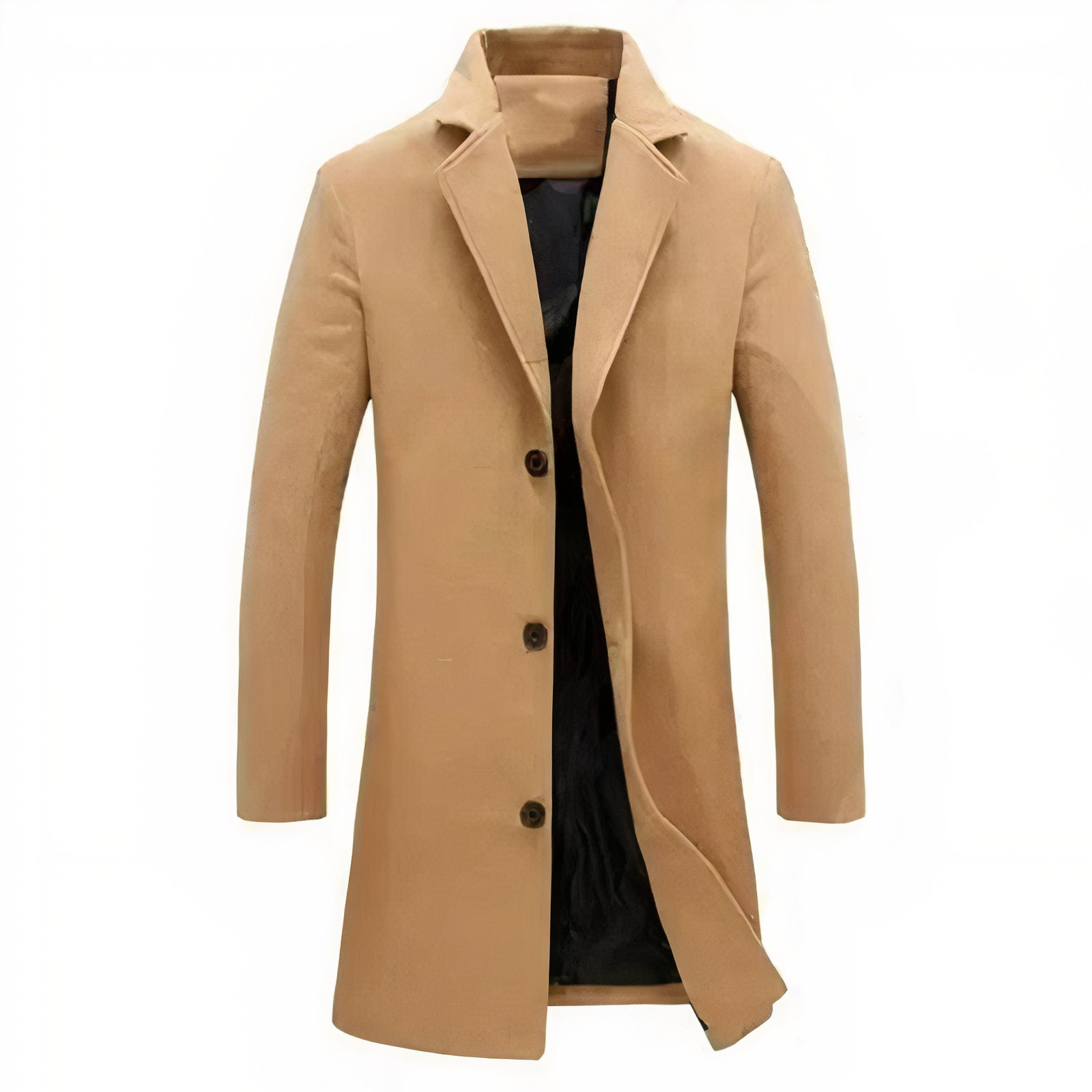 Modischer Wintermantel für Männer, ideal für kalte Tage und elegante Winterauftritte