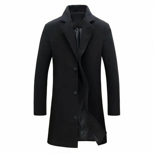 Modischer Wintermantel für Männer, ideal für kalte Tage und elegante Winterauftritte