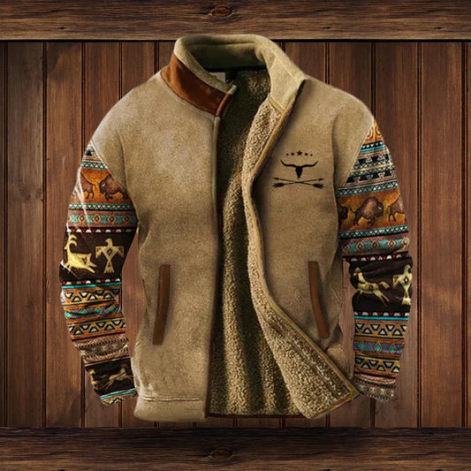 Outdoor-Fleece-Winterjacke für Männer, ideal für warme und komfortable Outdoor-Aktivitäten im Winter