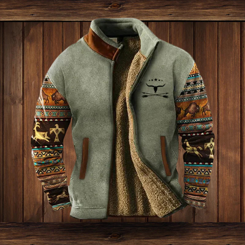 Outdoor-Fleece-Winterjacke für Männer, ideal für warme und komfortable Outdoor-Aktivitäten im Winter