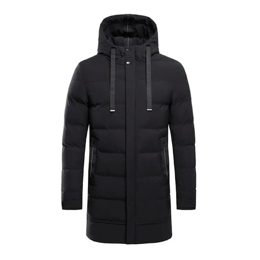 Premium wasserdichter langer Wintermantel für Männer, ideal für Regen, Wind und Schnee