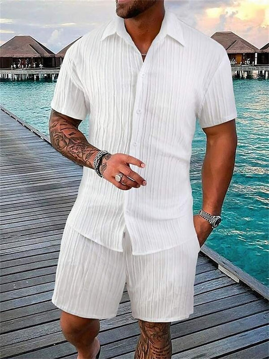 Sommer Shirt & kurze Set für Strand – leicht, atmungsaktiv und perfekt für warme Tage