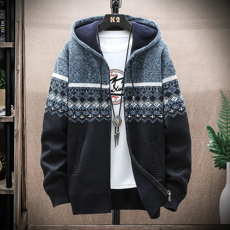  Stilvolle karierte Winterjacke für Männer mit elegantem Muster und warmem Innenfutter
