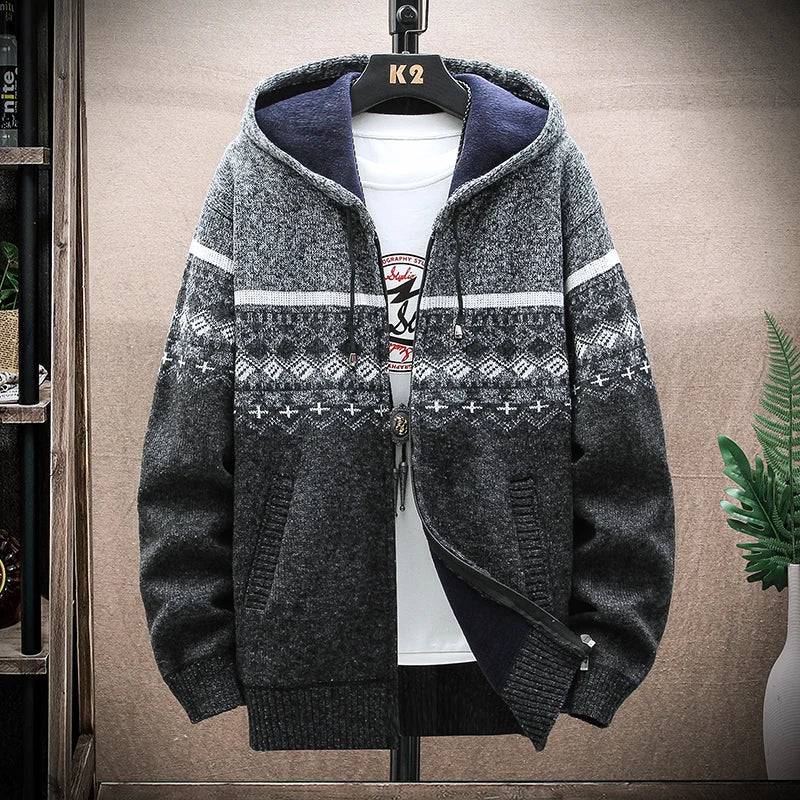  Stilvolle karierte Winterjacke für Männer mit elegantem Muster und warmem Innenfutter