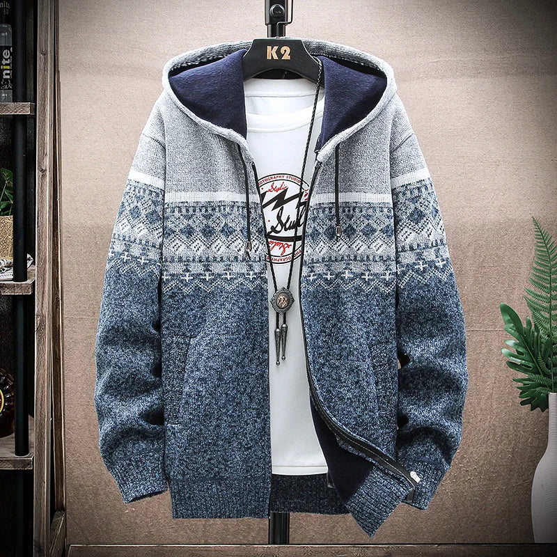  Stilvolle karierte Winterjacke für Männer mit elegantem Muster und warmem Innenfutter