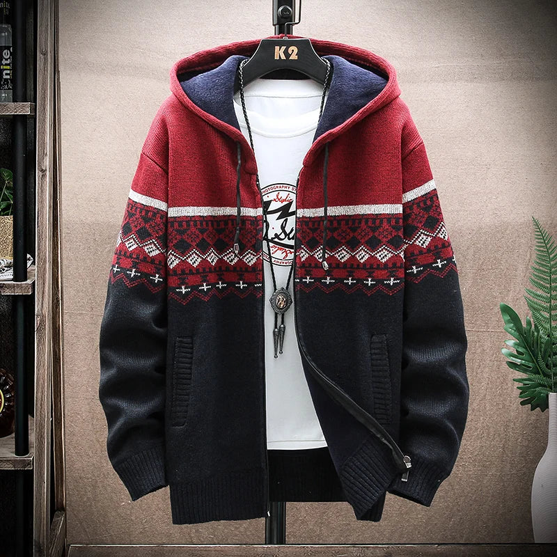  Stilvolle karierte Winterjacke für Männer mit elegantem Muster und warmem Innenfutter