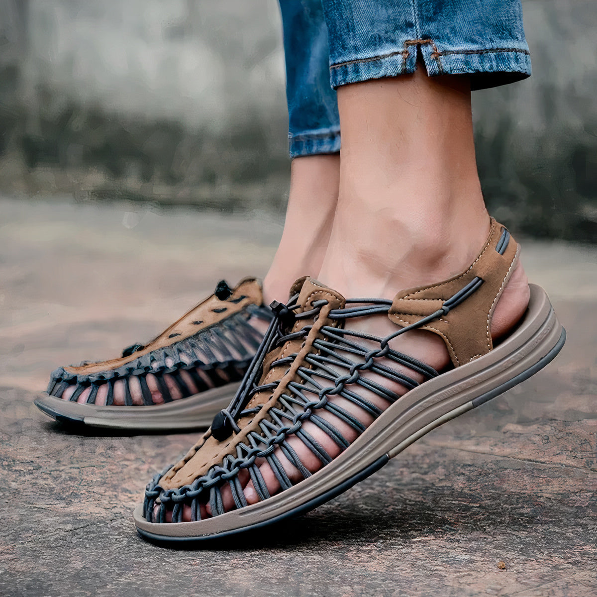 Vielseitige Sommersandalen für Männer – leicht, atmungsaktiv & komfortabel