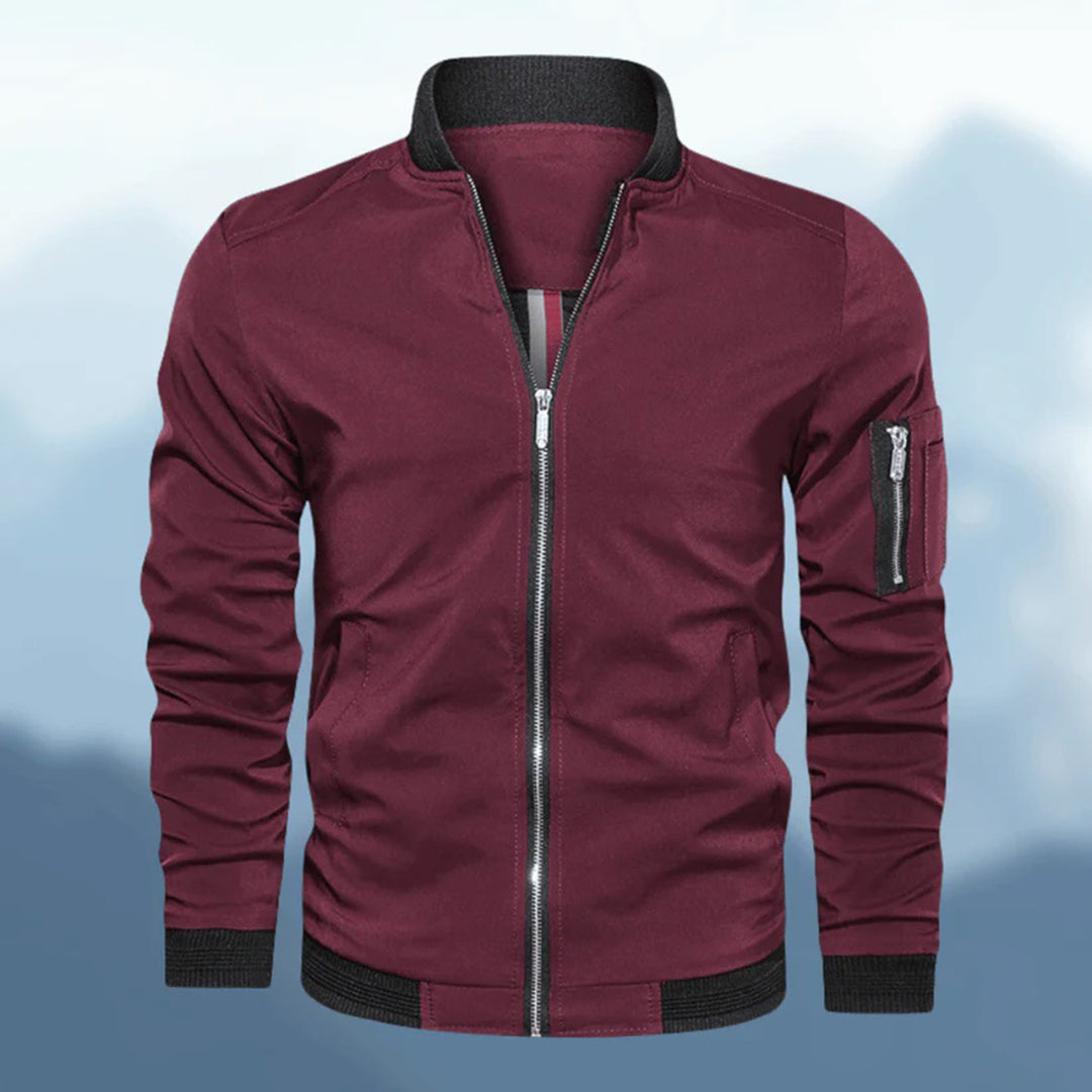  Warme Winter-Bomberjacke für Männer, ideal für kalte Wintertage mit stilvollem Design.