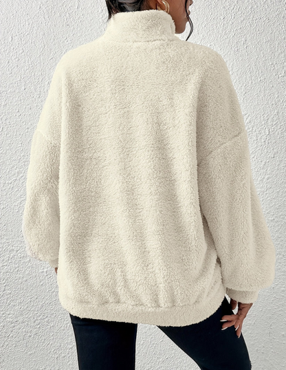 Flauschiger Fleece-Pullover - Amara