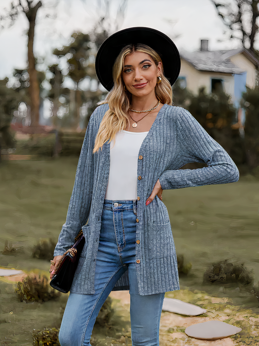 Pit Stripe Strickjacke - Maren